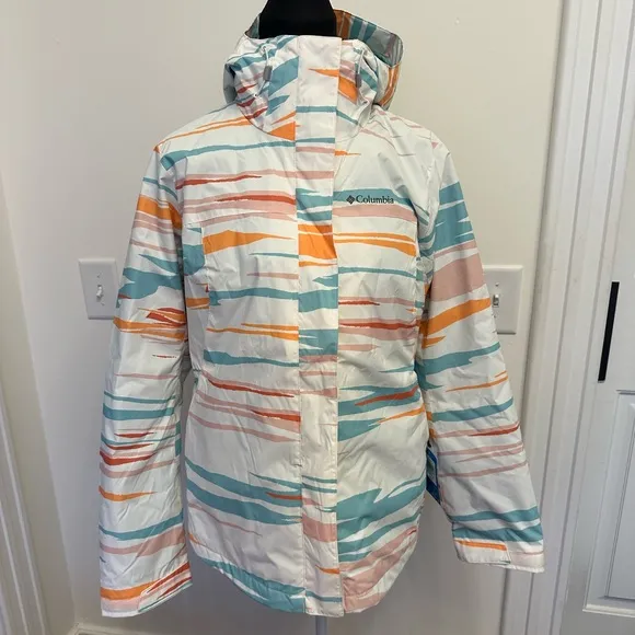 Columbia Tunnel Falls II Interchange Jacket Coat 3 in 1 Shell Fleece Hooded NEW - Image 2