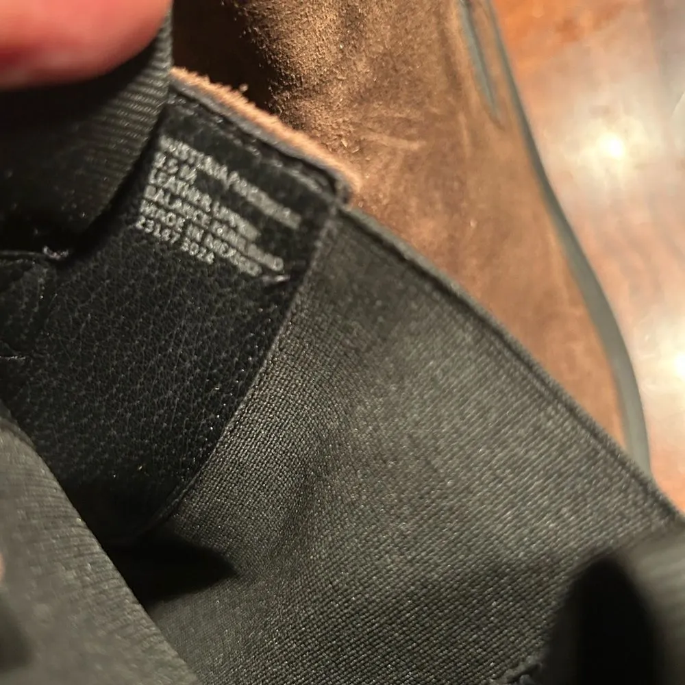 Steve Madden Brown Leather Platform Lug Boots(Size 9.5M) - Image 7