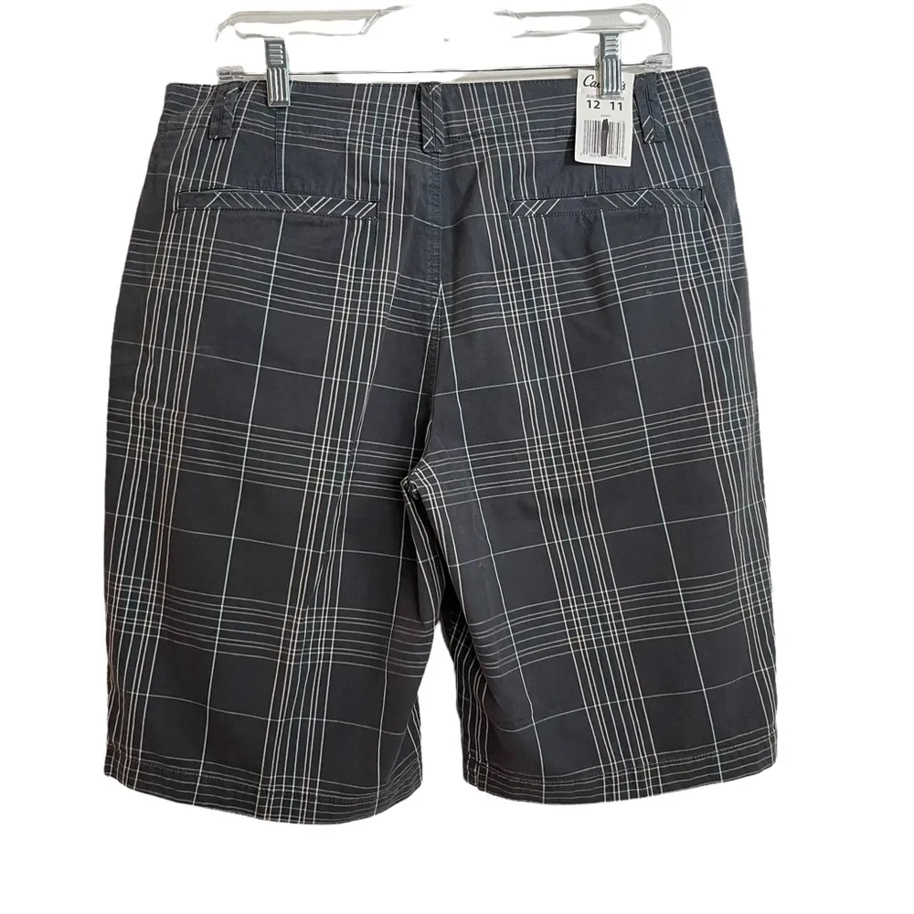 Cabela’s Dark Gray Plaid Shorts NWT - Image 2