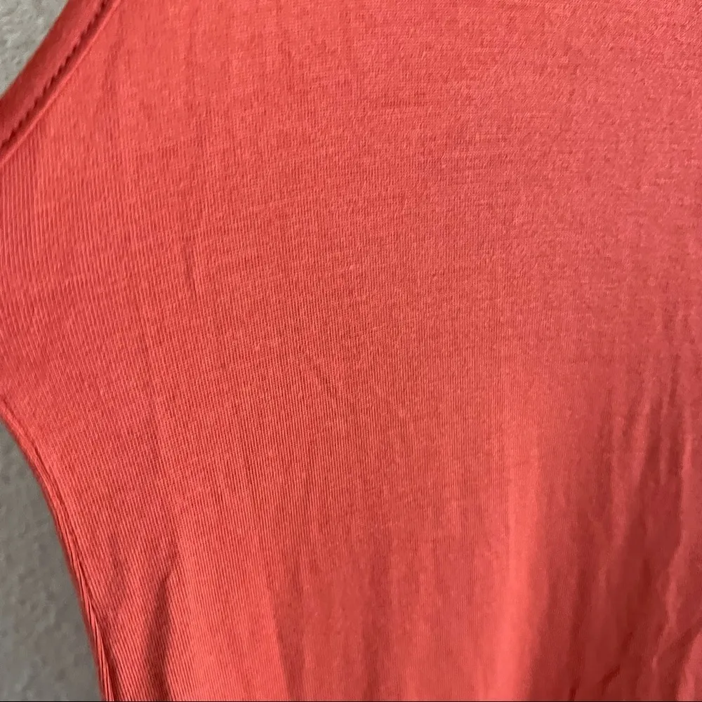 Fighting Eel Maxi Tank Dress Side Detailing Longline Stretchy Sharkbite Hem XS - Image 8