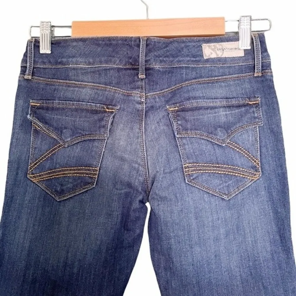 Dylan George Jeans Elizabeth Regular Rise Bootcut Dark Faded Wash Size 26 | 2 Blue - Image 3