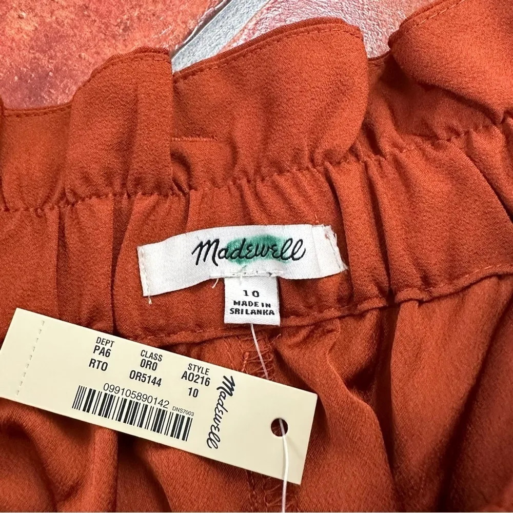 NWT Madewell Drapey Paperbag Shorts - Image 3