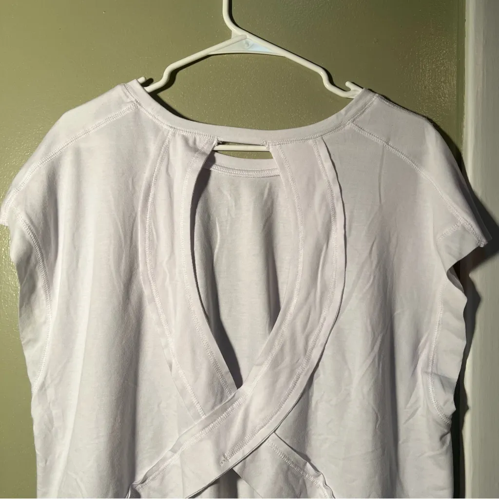 Fashion Oversized Open Back Workout T - Image 8