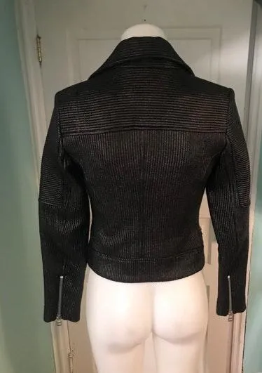 BONITA BIKER MOTO JACKET Sz2 - Image 5