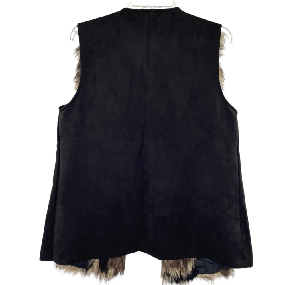 Multiples Faux Fur Vest Jacket - Image 7