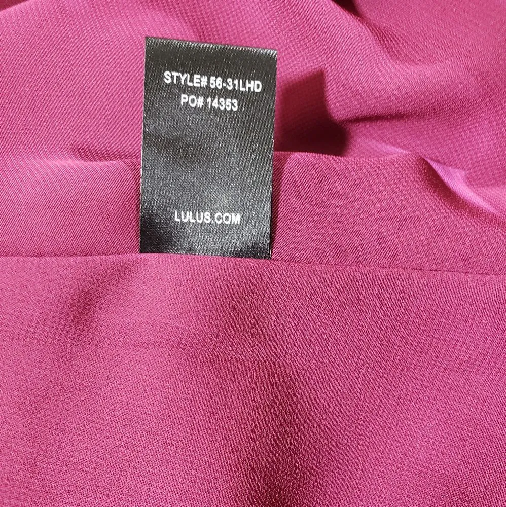 NWT Lulu's Chocker Magenta Swing Mini Dress. - Image 7