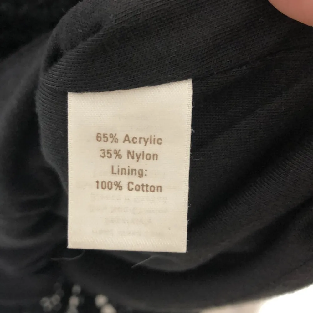 Caslon Crochet Open Knit Lined Black Skirt Small - Image 5