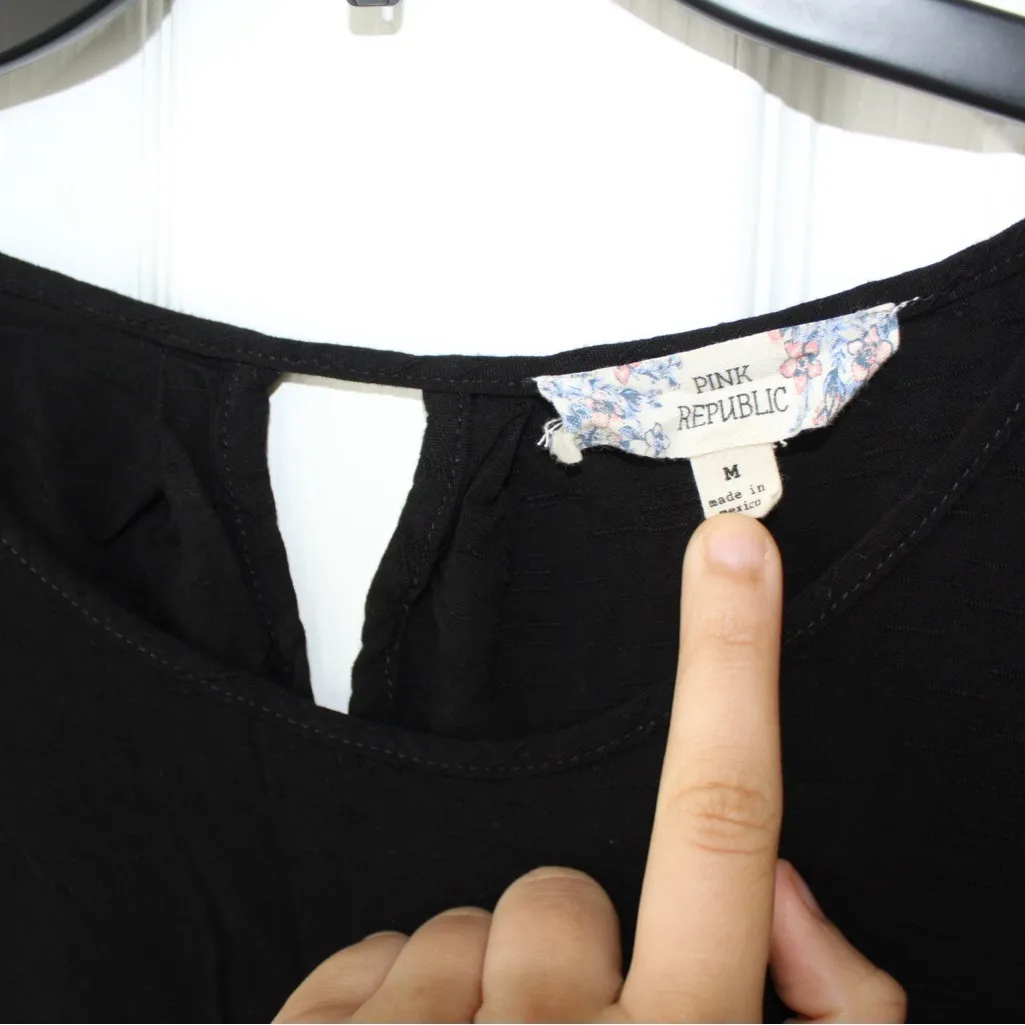 Pink Republic Classic Black Blouse - Image 3