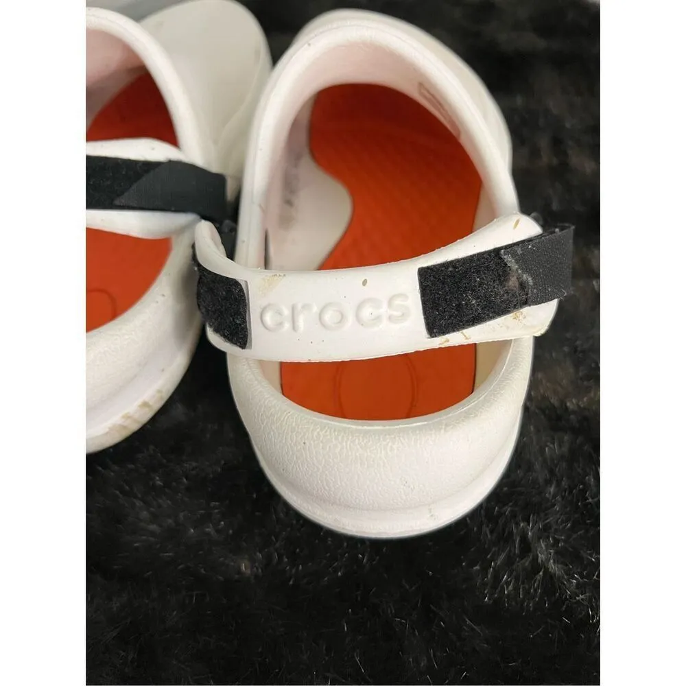 Crocs Unisex White Bistro Pro Literide Clog Sandals. Women - 11 Men- 9 - Image 4