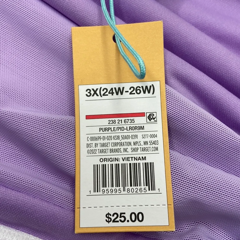 Kona Sol Light Purple Terrycloth Bikini Swim Bottoms Size 3X NWT - Image 7