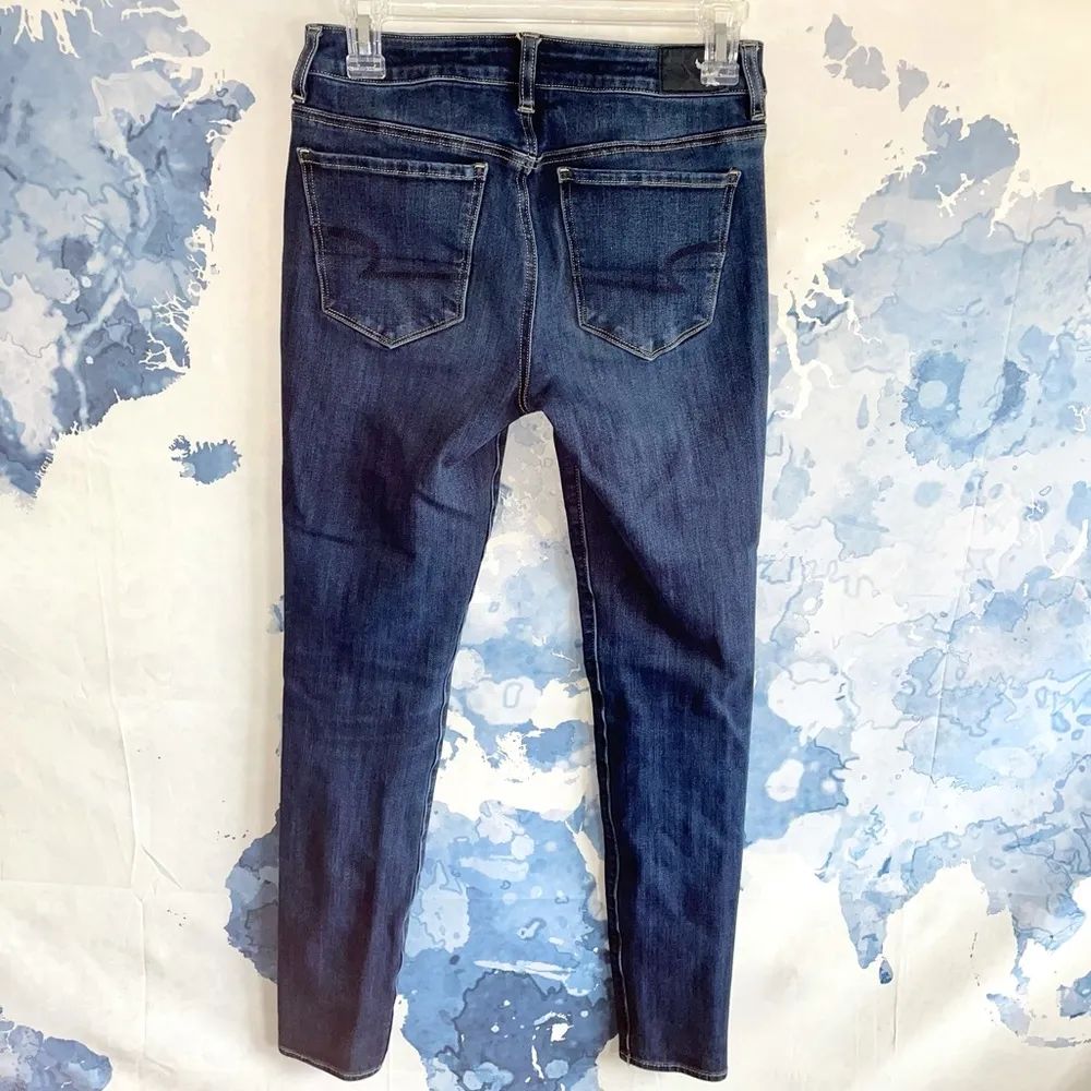 American Eagle Dark Wash Hi-Rise Jegging - Image 3