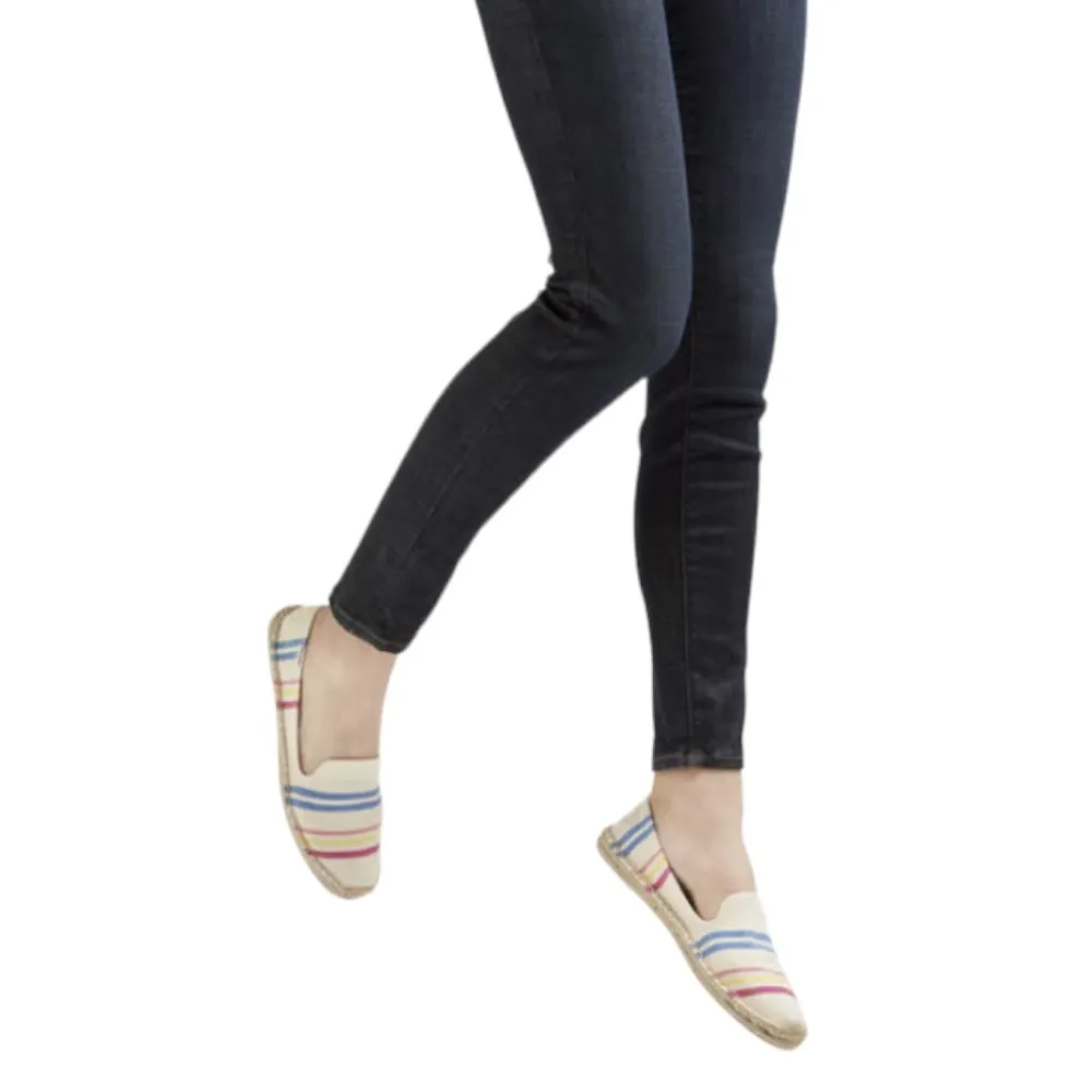 Soludos Women’s Canvas Smoking Slipper Candy Stripe Espadrilles Size 7 - Image 4