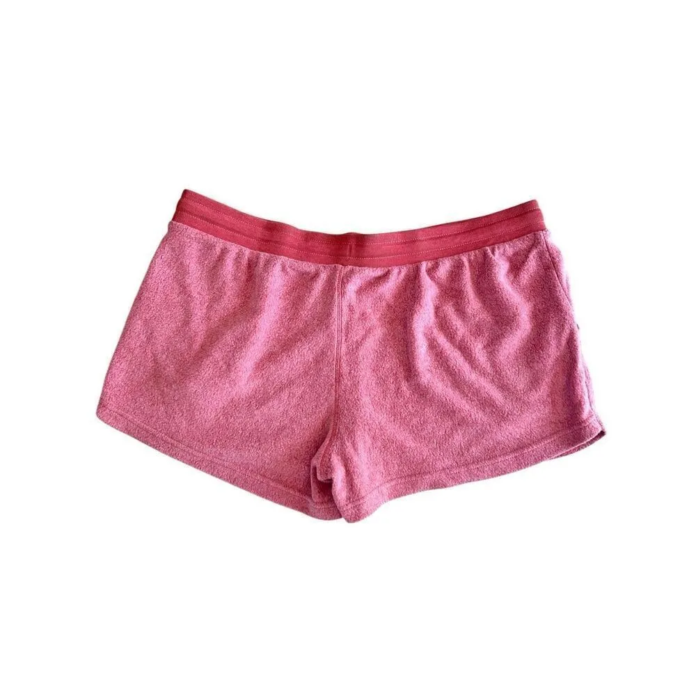 AVIA Reverse Fleece Lounge Shorts Drawstring NWT XXL 2XL Women’s Clay/Brick - Image 4