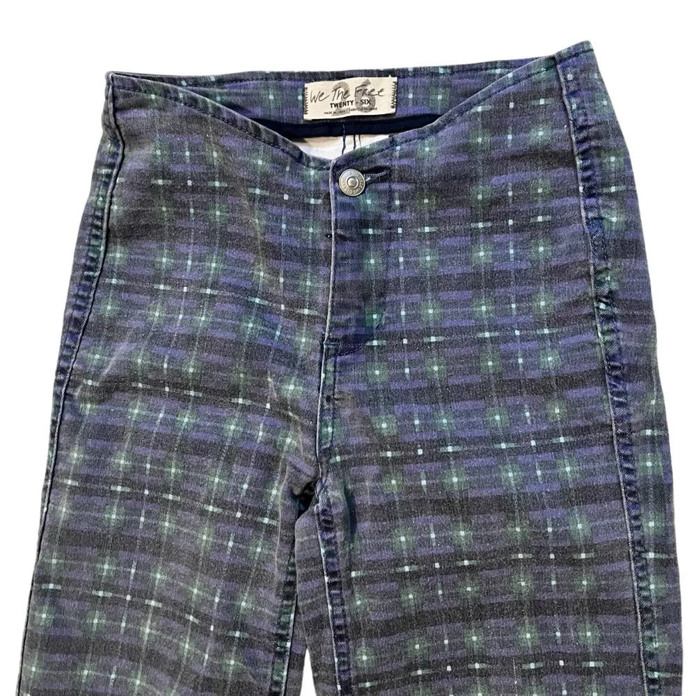 We The Free Isla Printed Slim Straight Jeans, Sz 26 - Image 6