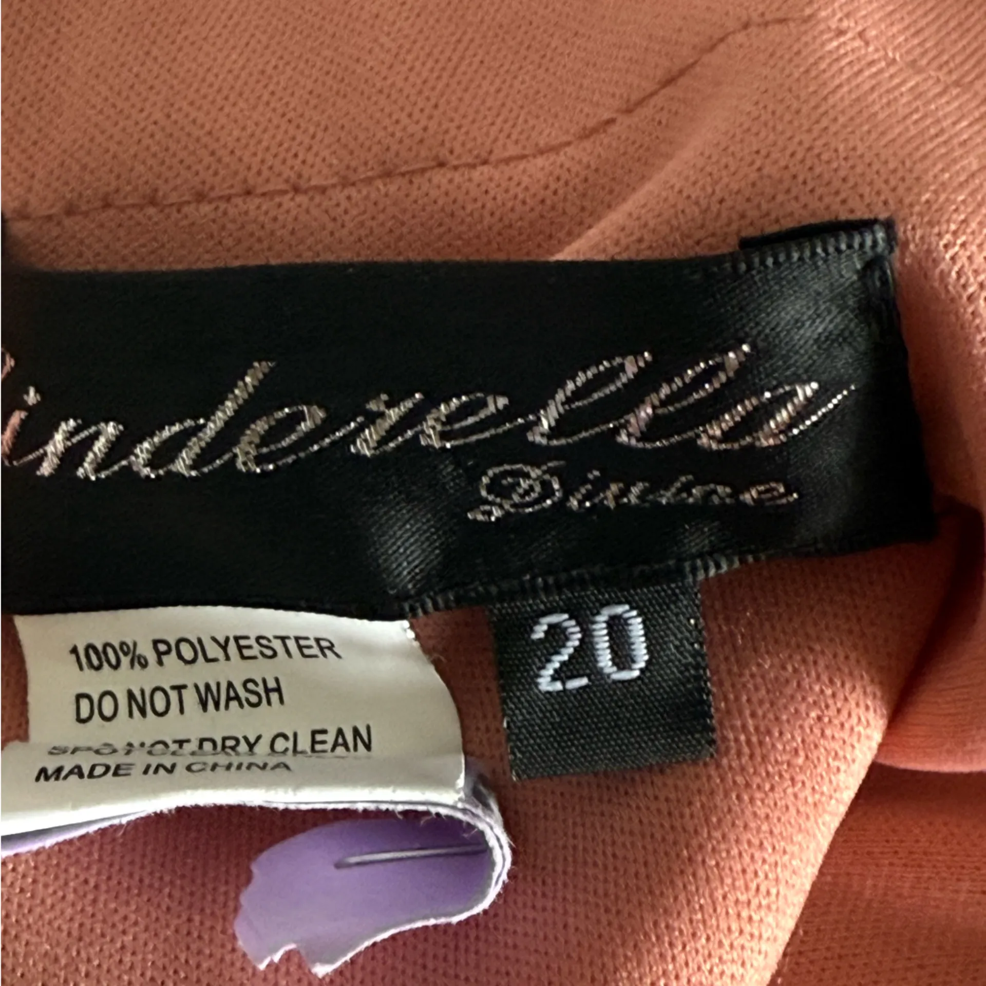 ROSE GOLD Cinderella Party SATIN PUFFY SLEEVES LONG MAXI Evening Dress plus 20 - Image 3