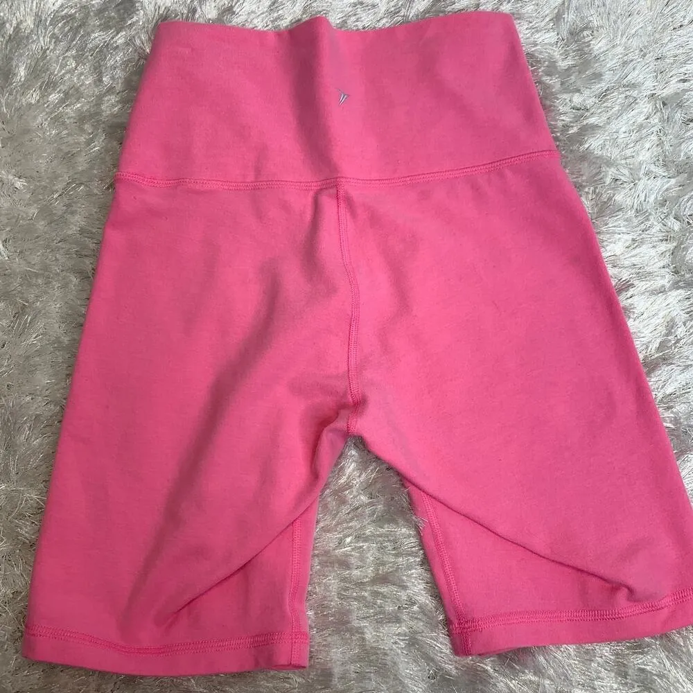 Old Navy Active Hot Pink Balance Legging Bike Shorts Sz Small - Image 2