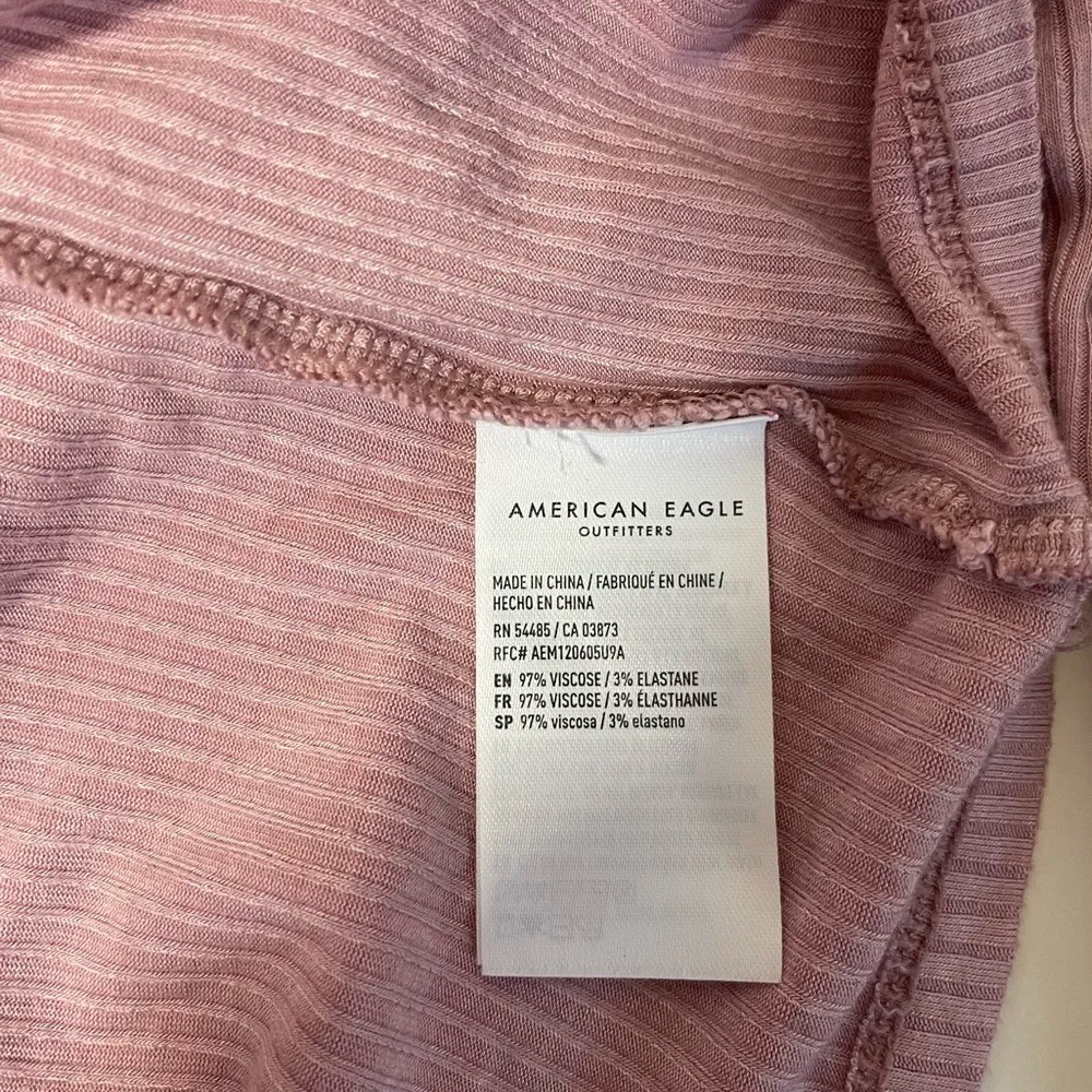 Soft & Sexy Rib Pink Mock Neck Long Sleeve Top - Image 10