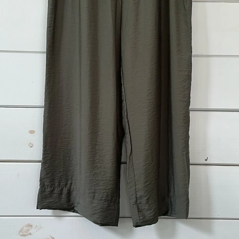 A New Day High Rise Straight Leg Side Tie Pull On Pants NEW Large - Image 4