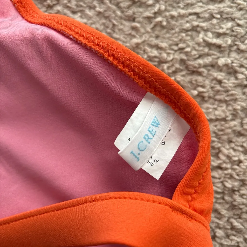 J. Crew Orange Bikini Top for D Cups - Image 3
