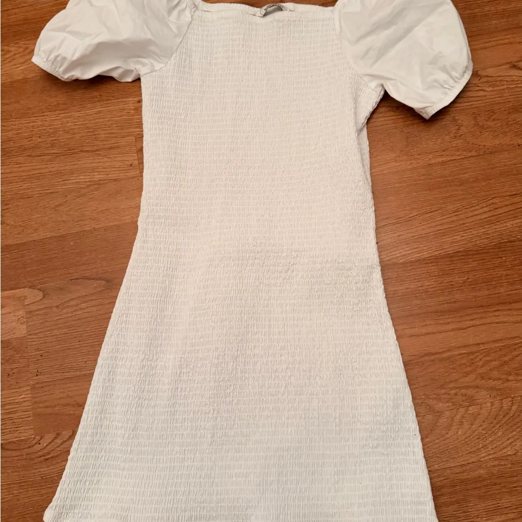 Speechless White Puff Sleeve Mini Dress - Image 3