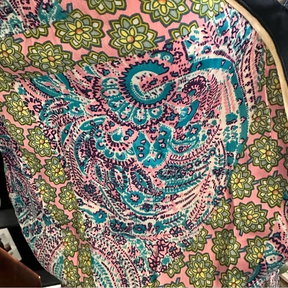 Juicy Couture Imperial Boho Starflower Maxi Dress In Bardot Size 4 - Image 13