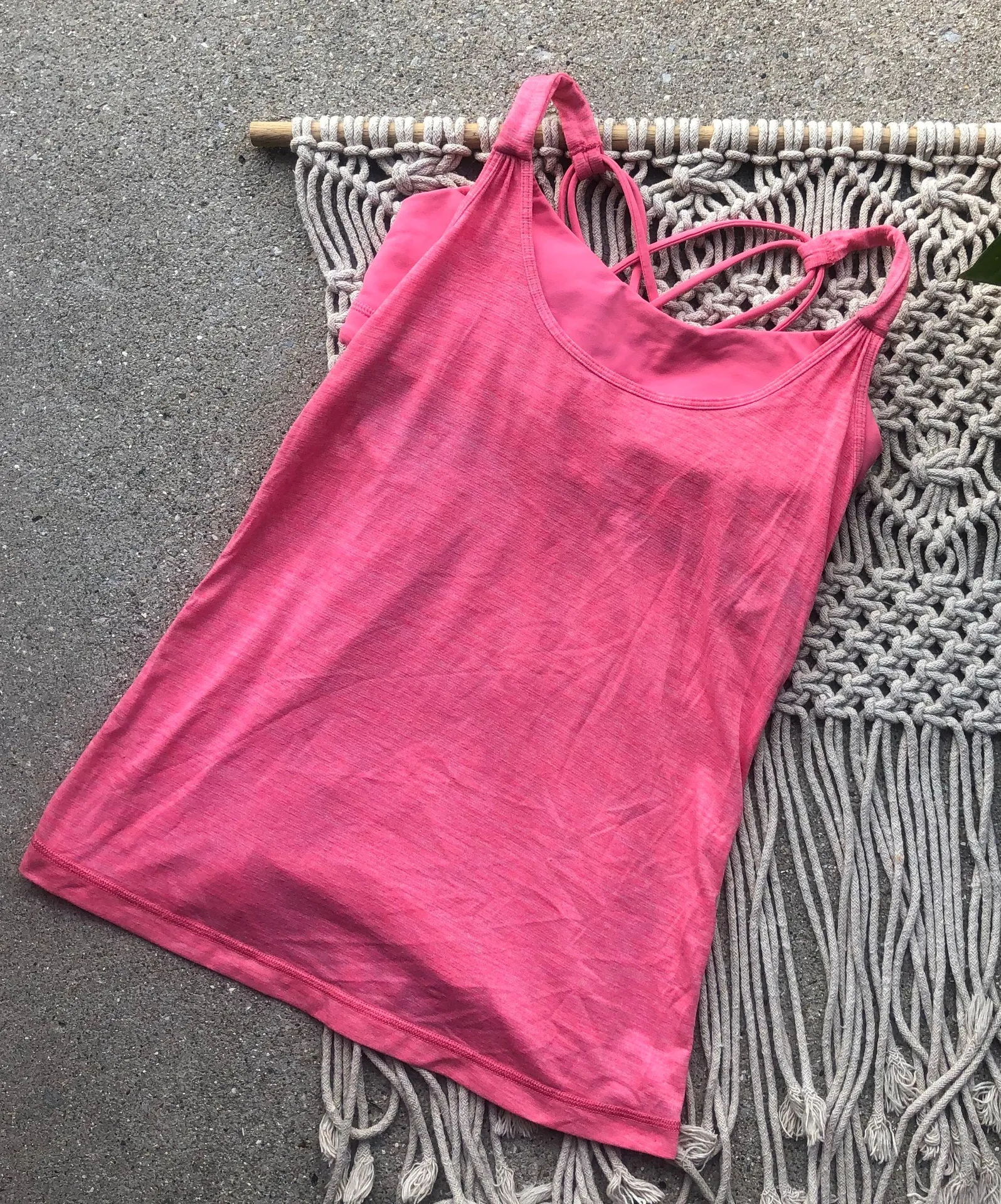Lulu Sunset Salutation Strappy Back Athletic Tank Top Size 4 - Image 6