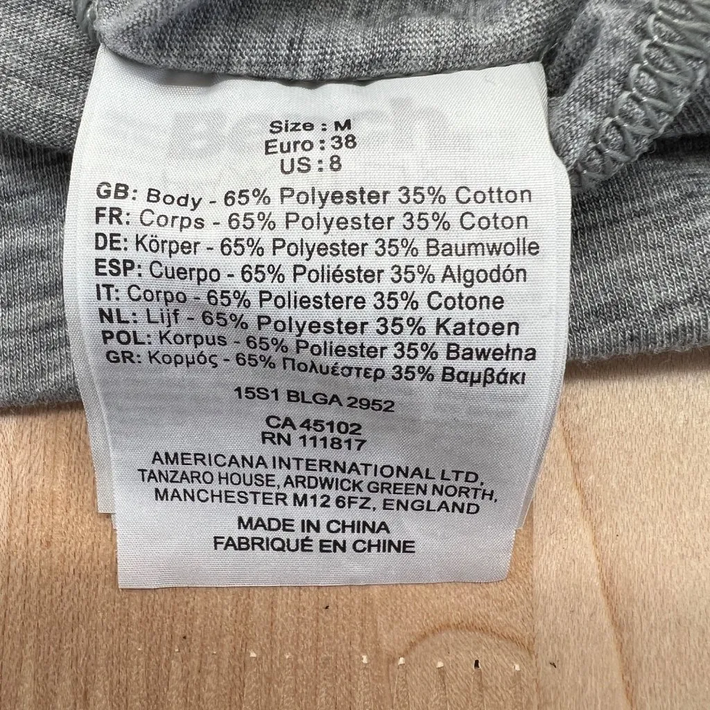 Bench Rollreach Short Sleeve Hooded Jumper Shirt Heather Gray Medium - Image 11