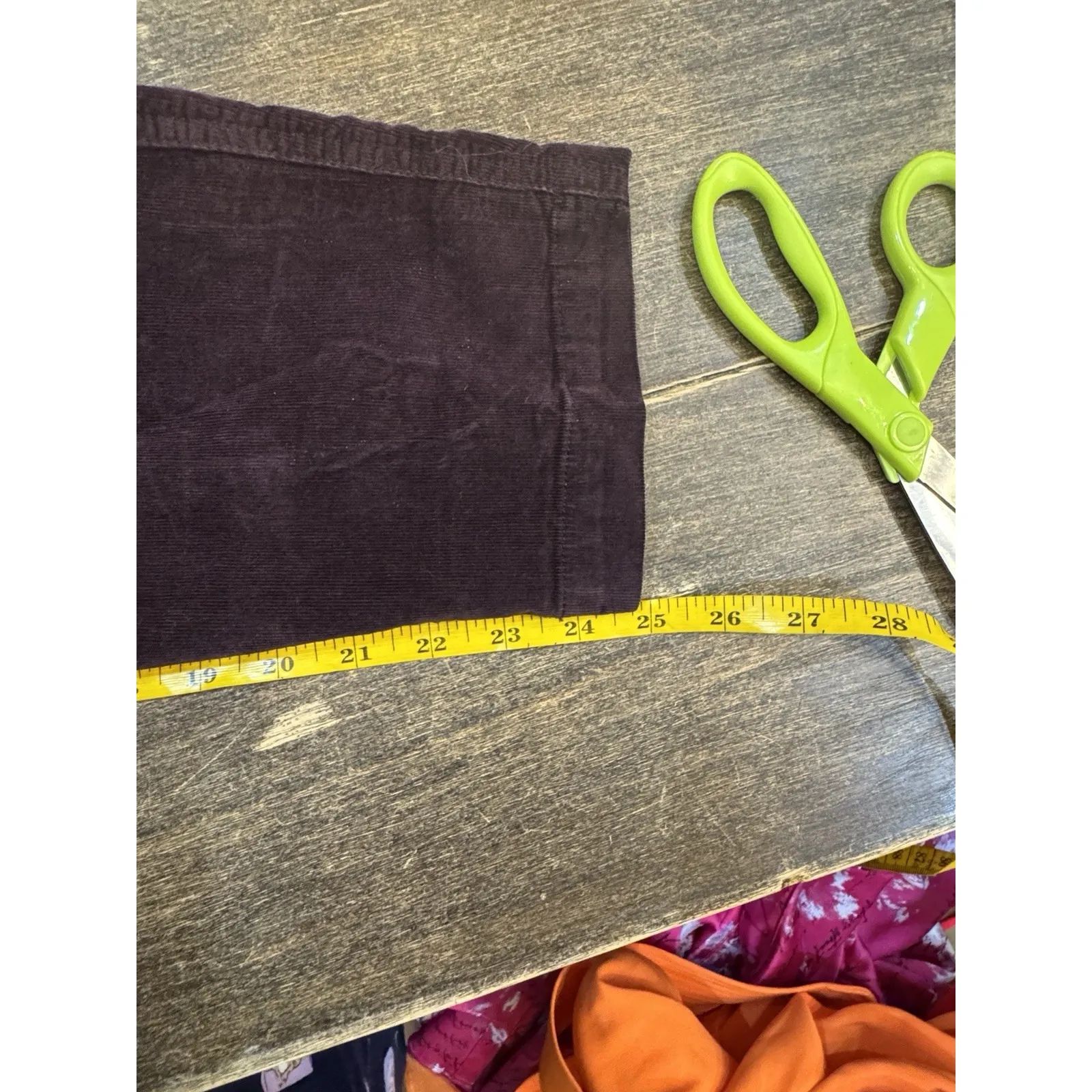 Free People Margate Corduroy Paperbag Trousers Size XS Rose Panther‎ - Image 10