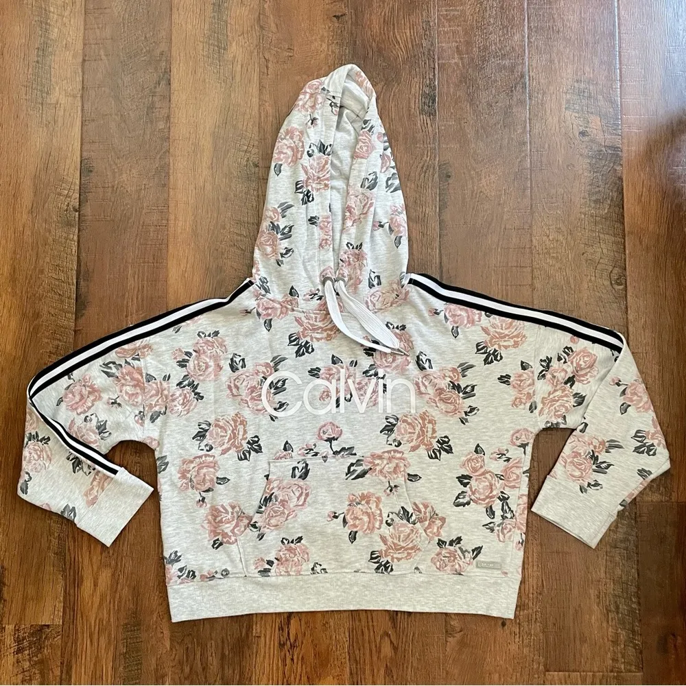 CALVIN KELIN Performance Rose print hoodie, size XL, NWOT - Image 6