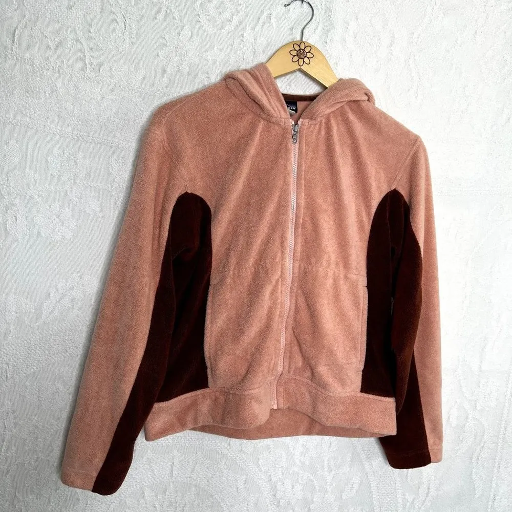 Patagonia Pink Full Zip Fleece Jacket - Image 4