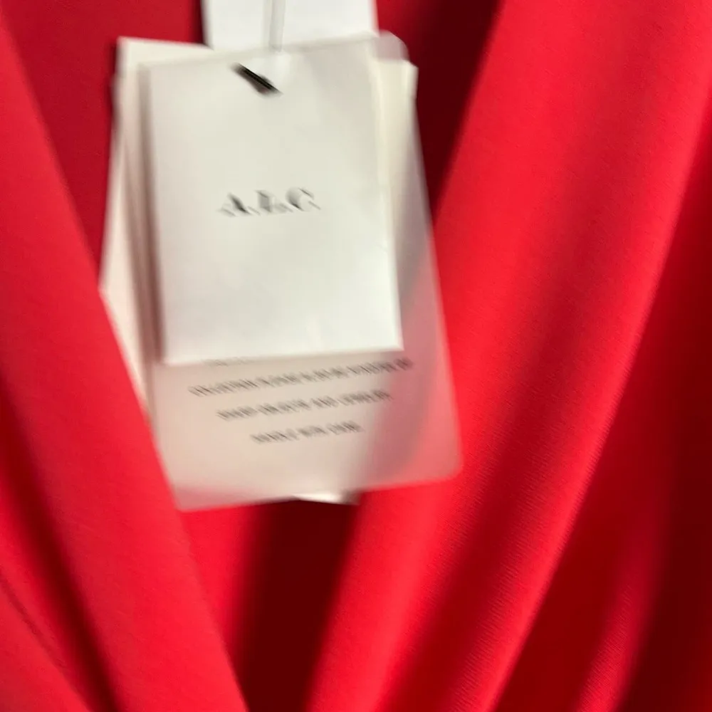 A.L.C. Zoey Red Cutout Twist Front Long Sleeve Mini Dress Size 10 - Image 11