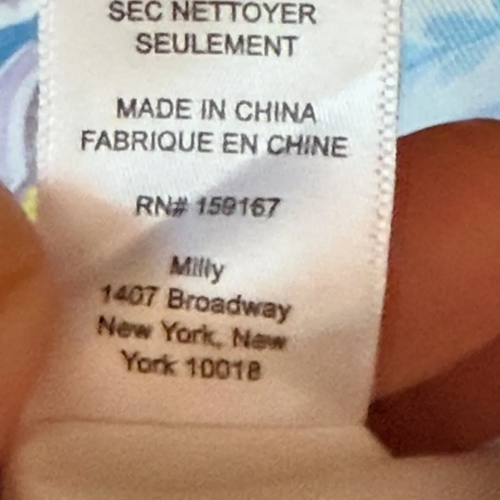 Milly from revolve Edra Summer Paisley Dress in Blue Multi - Image 7