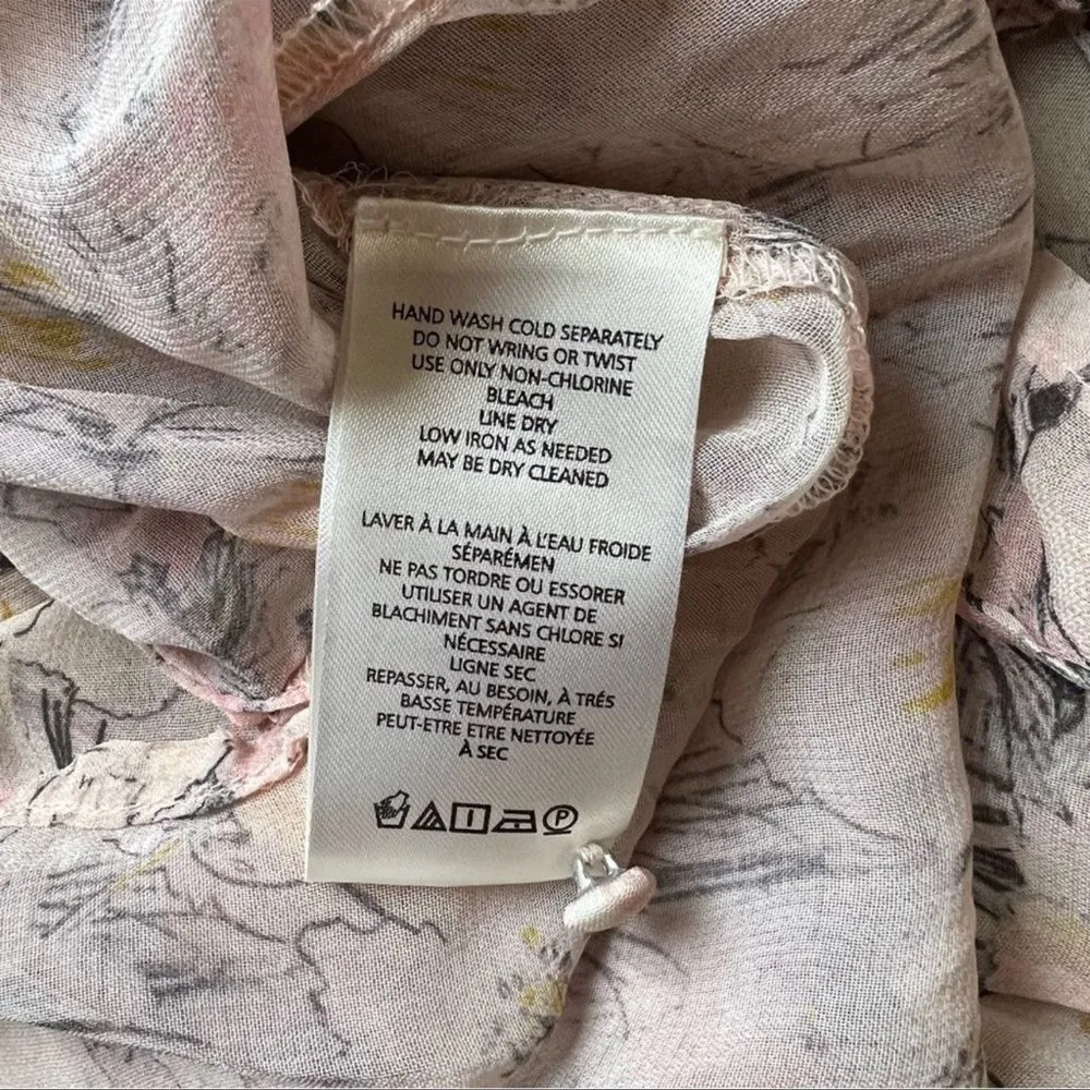 Anthropologie Sheer Curtain Top NEW Size Small - Image 12