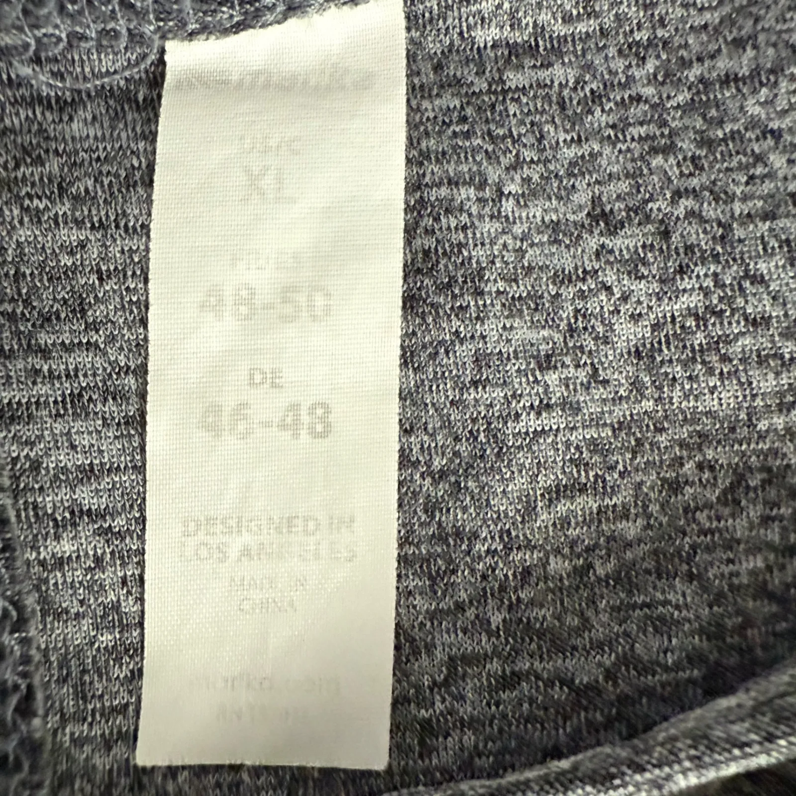 Marika Short Sleeve Gray Open Back T Shirt Size X Large - Image 6