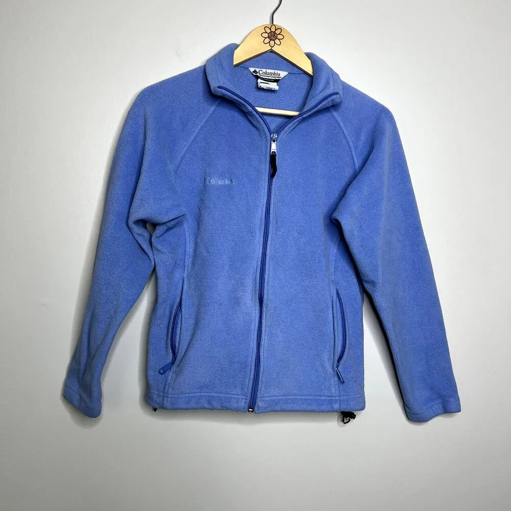 Columbia  Blue Full Zip Fleece Jacket - Image 4