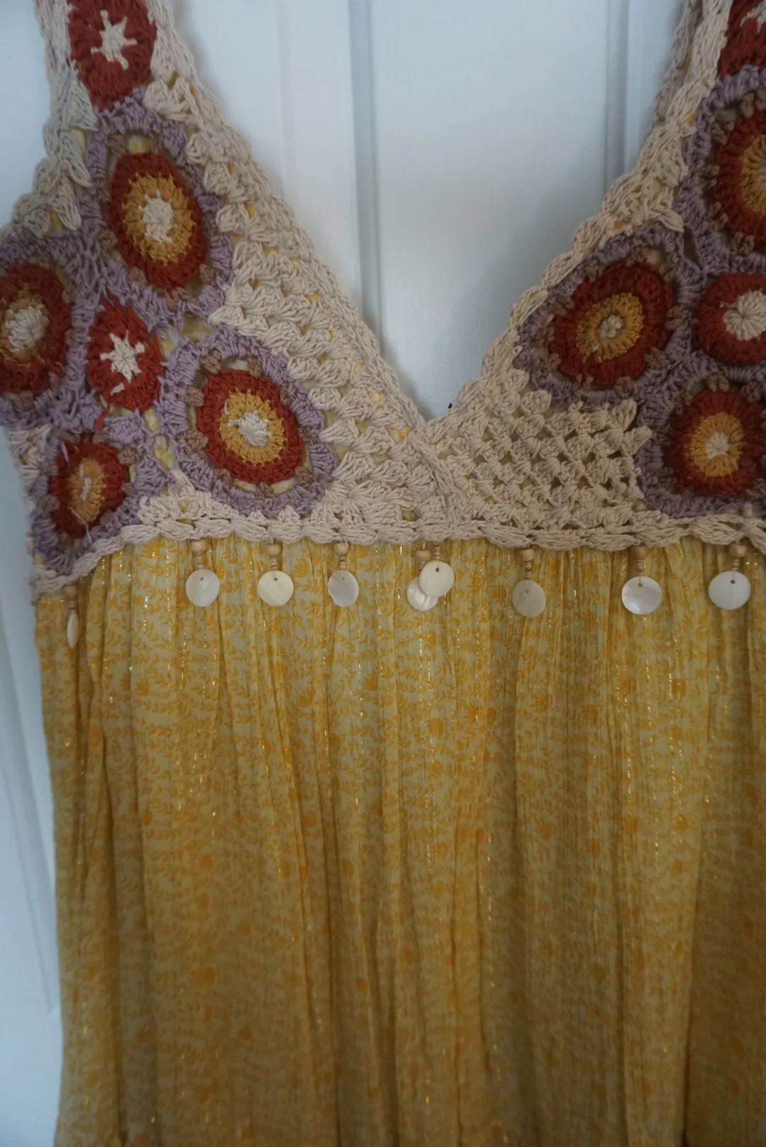 Knit Crochet Halter Dress - Image 2