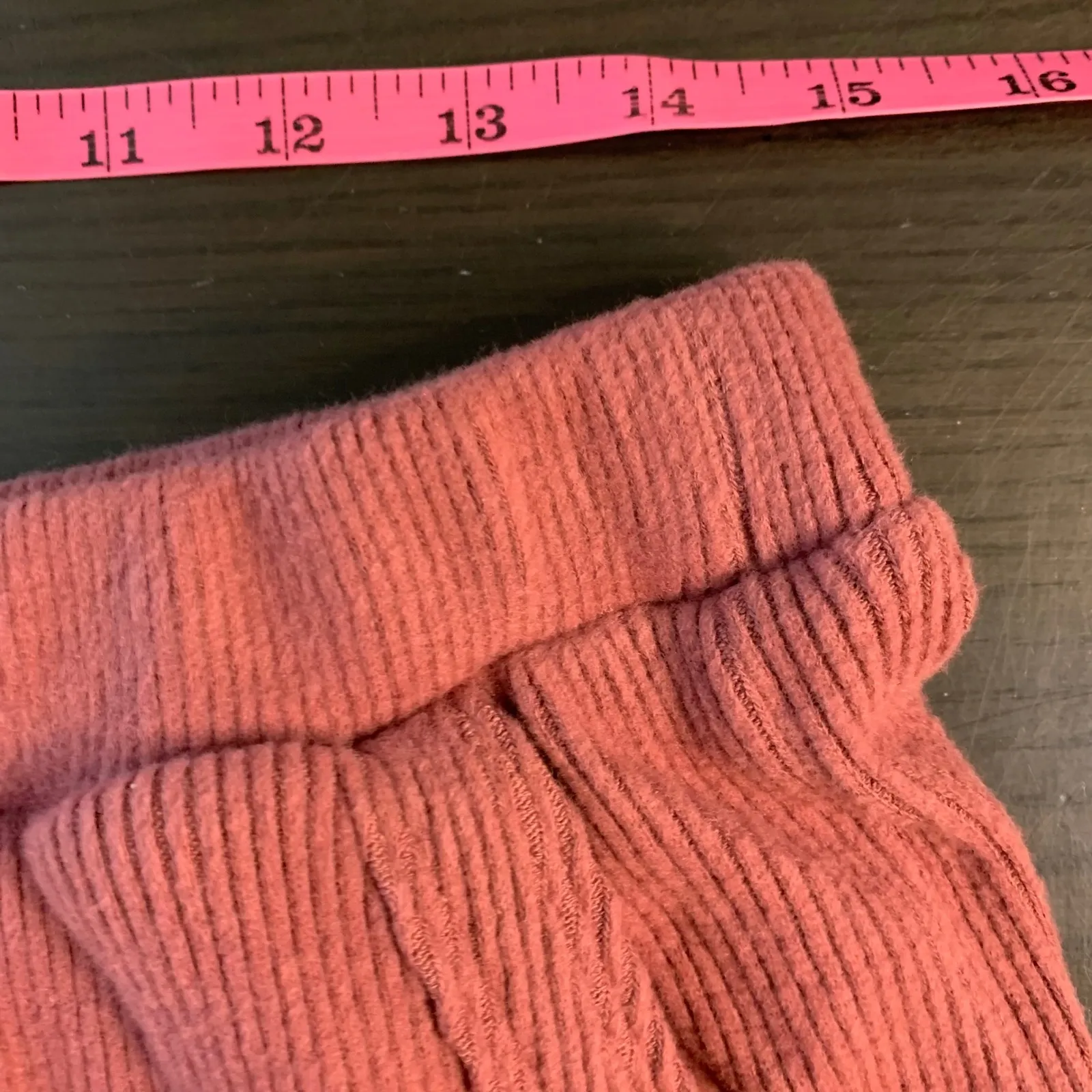 Torrid Sleep 0 Ribbed Wide Leg Lounge Pants Mauve Pink Large Soft Cozy Cabincore - Image 7