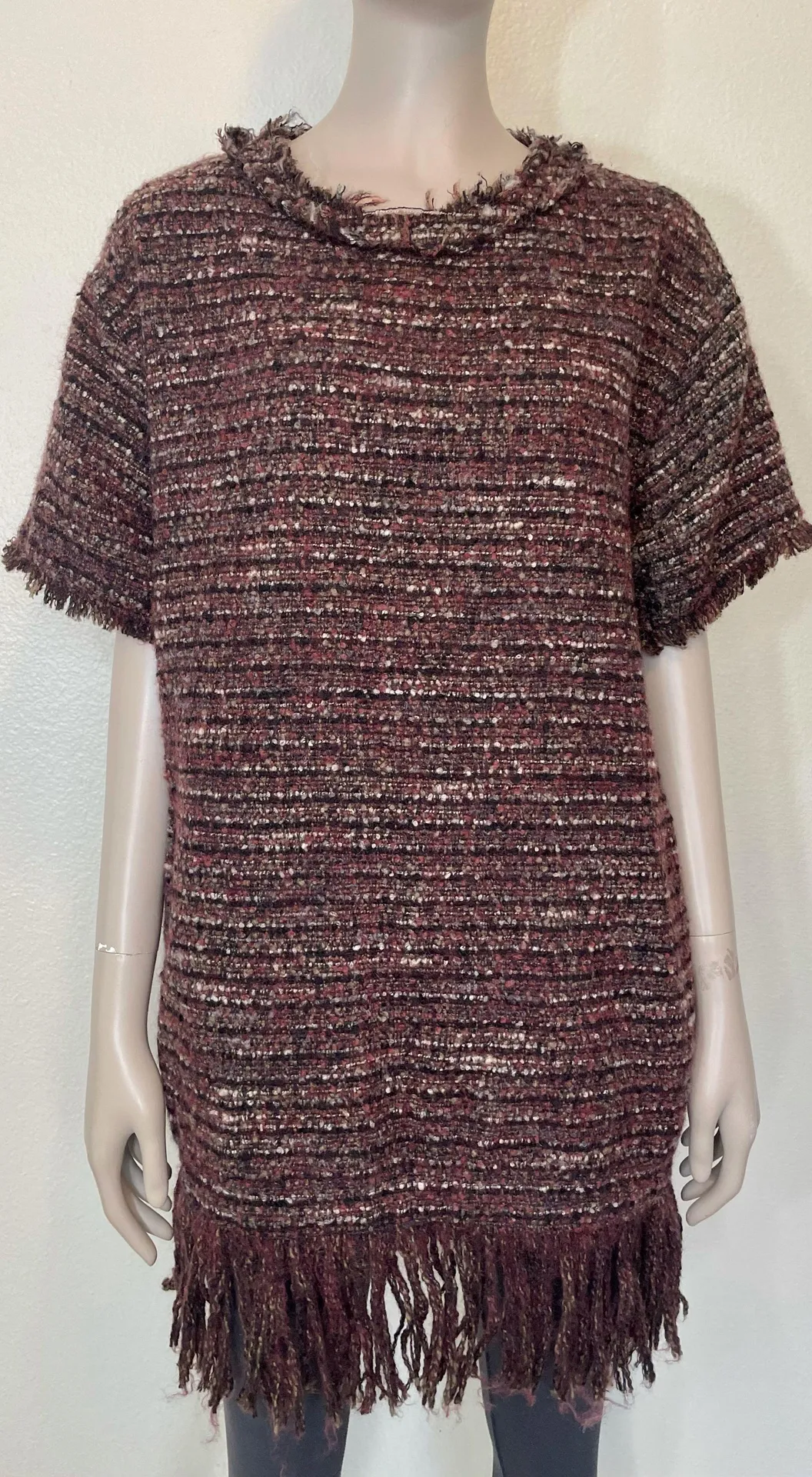 The Label Margo Fringe Hem Shift Dress - Image 3