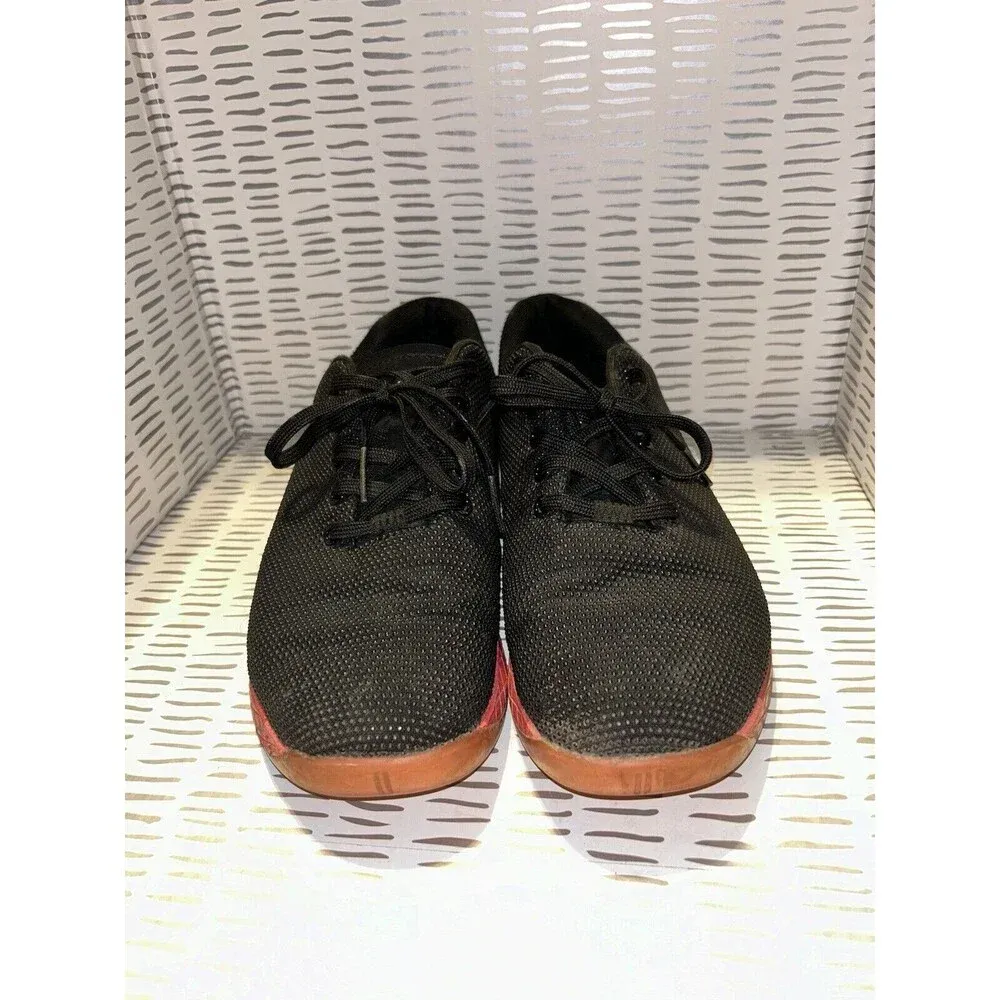 Nobull‎ Outwork Women’s Size 10.5 Black Athletic Crossfit Sneakers Red Gum Sole - Image 7