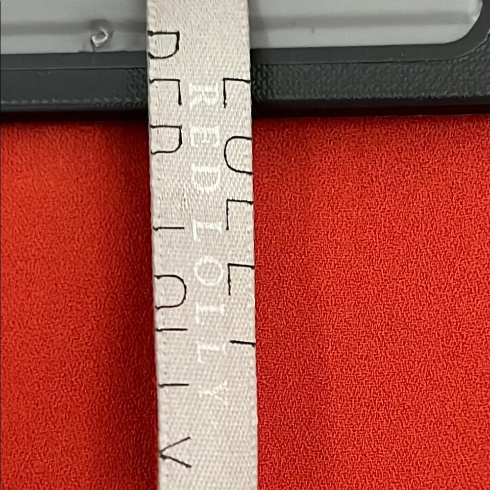 Red Tie Front Blouse with Relaxed Fit - Image 5