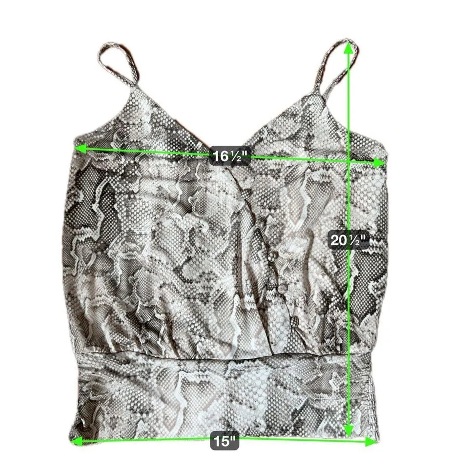 White House Black Market XS Snake Print Camisole - Image 12