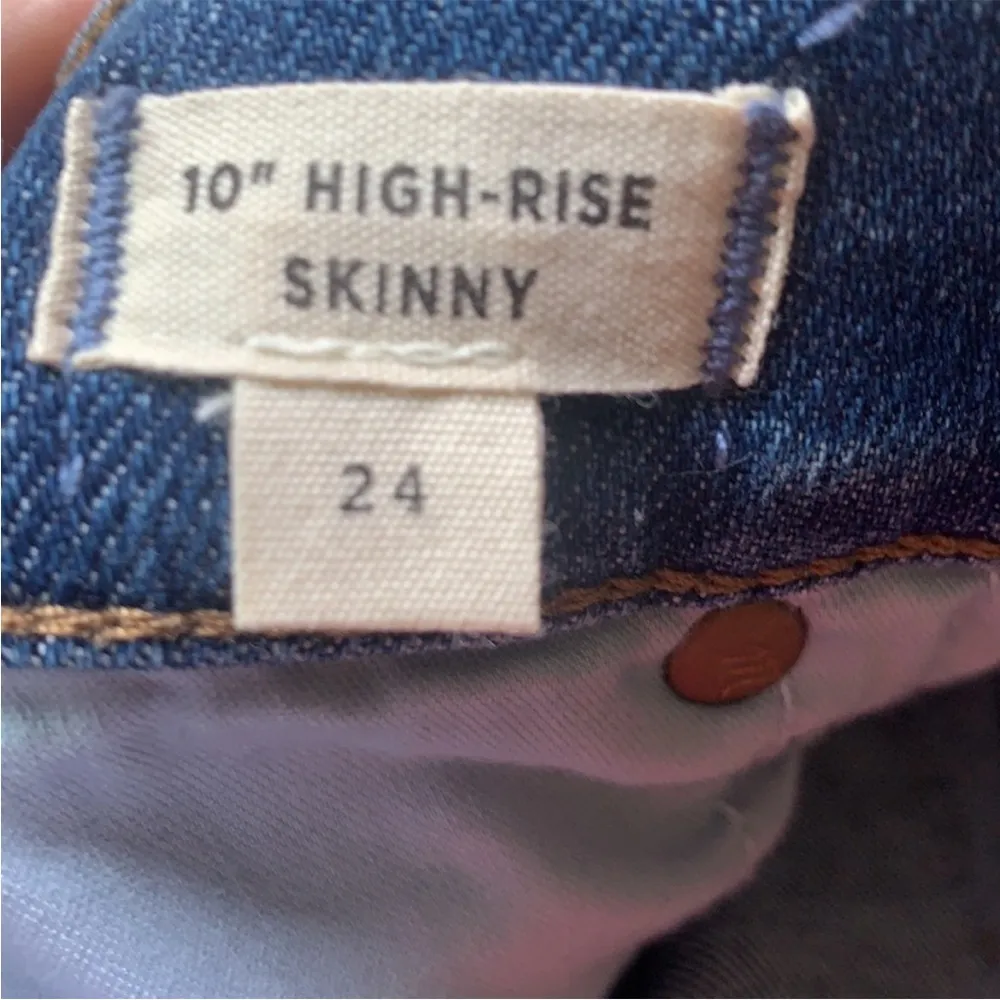 Madewell Jeans 10” High Rise Skinny 24 NWT - Image 10