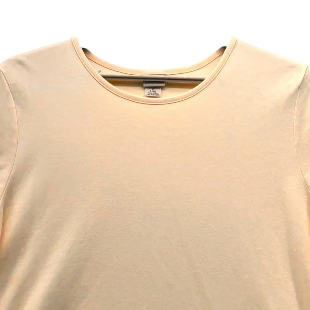 LL Bean Womens Shirt Size 3X Oversized Relaxed Fit Everyday Basic Travel Comfy Yellow - Image 3