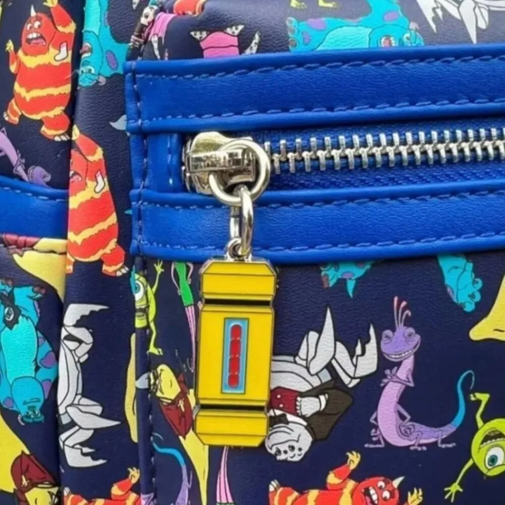 NWT RARE Disney Pixar Monsters Inc Loungefly Mini Bag Backpack - Image 2