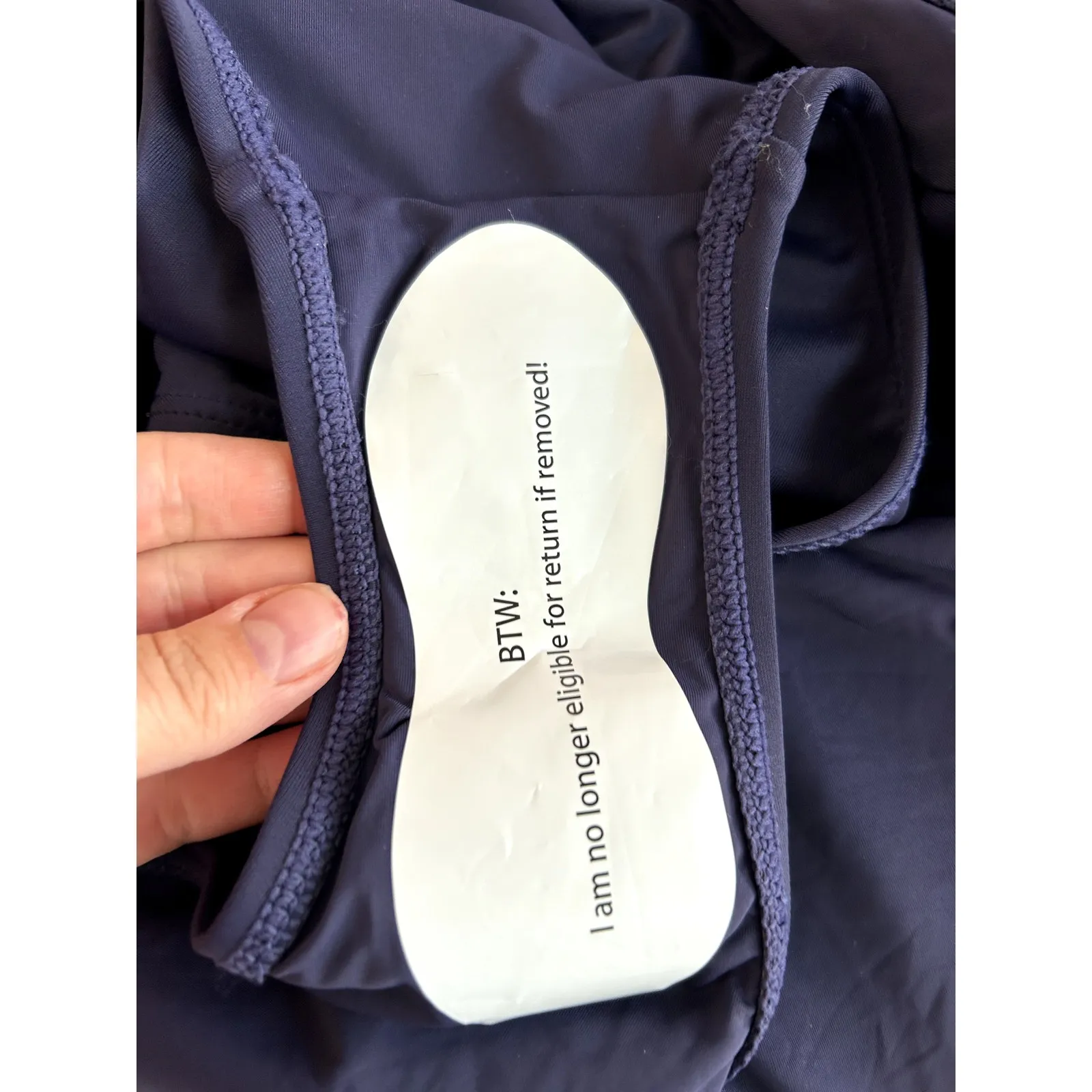 Andie Swim the Tulum Eco Nylon One Piece in Navy S Tall - Image 5