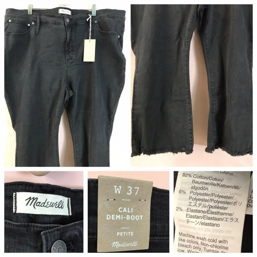 Madewell Black Cali Demi Boot Jeans - Image 3