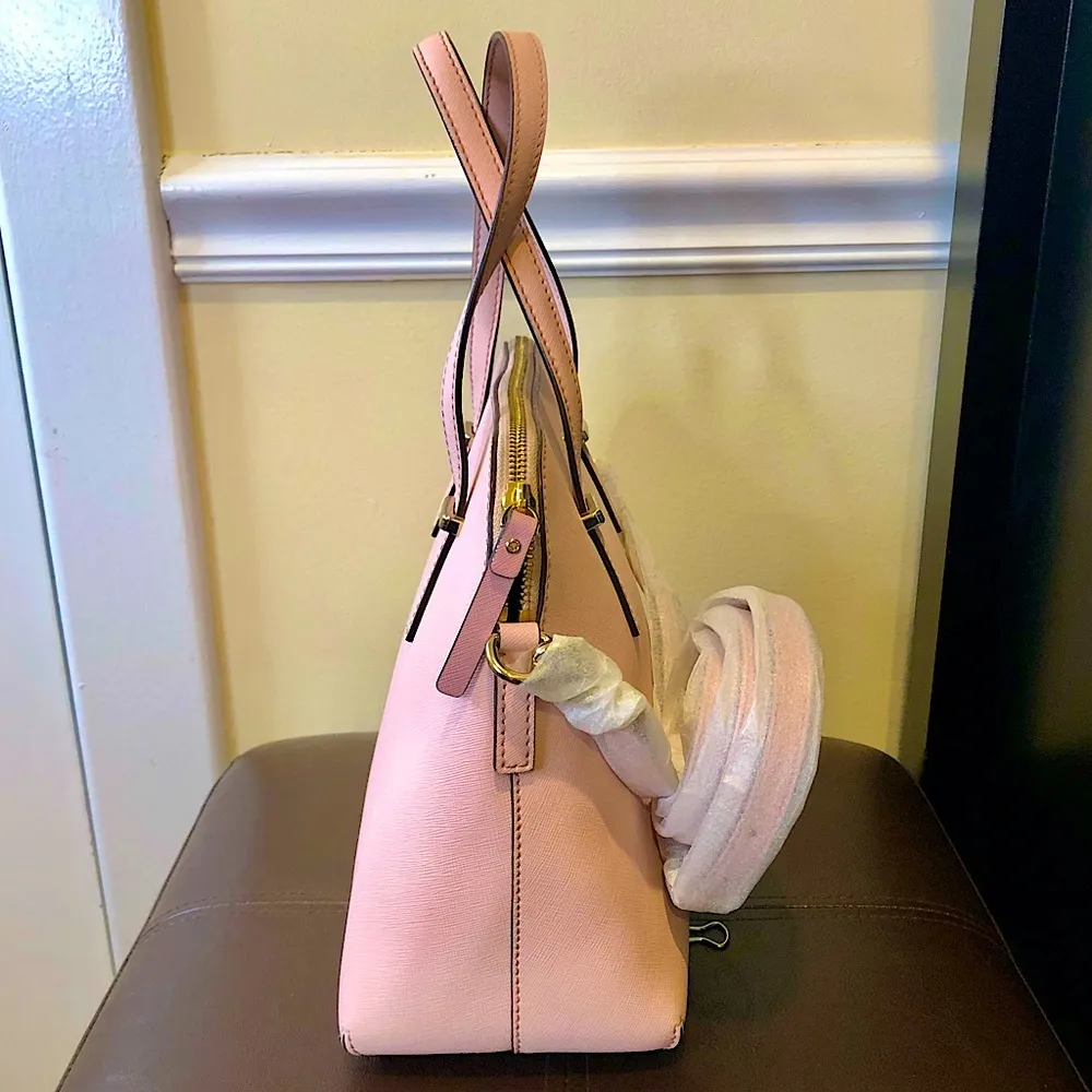 KATE SPADE Pink Cedar Street Maise Leather Top Handle Tote Crossbody NWOT - Image 11