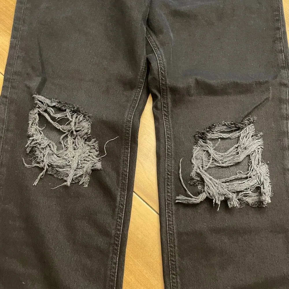 NWT Free People We The Free Maggie Mid-Rise Straight-Leg Distressed Jeans 29 - Image 5