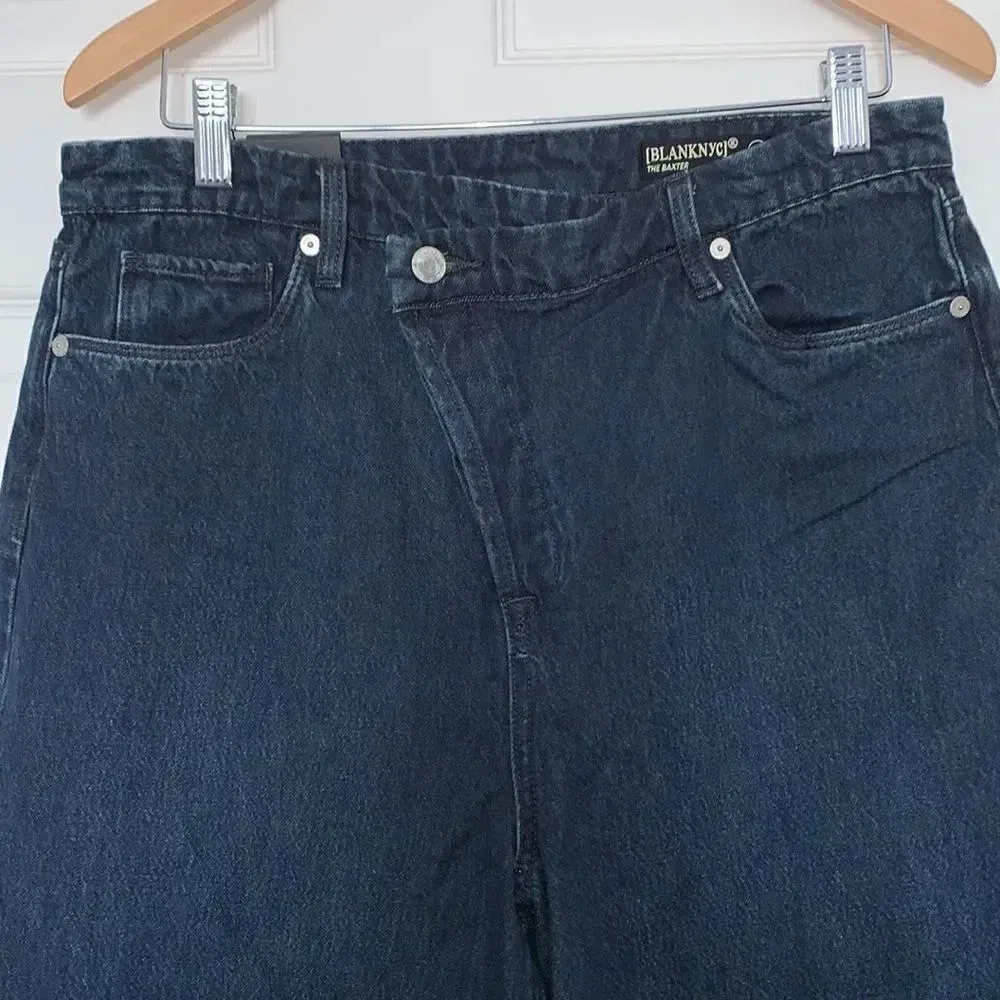 Blank NYC The Baxter Ribcage Blue Straight Leg Jeans Size 31 - Image 3