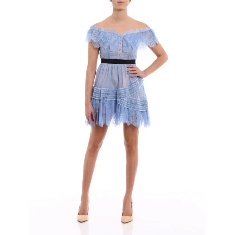 Self-portrait Off the Shoulder Lace Mini Dress - Image 28